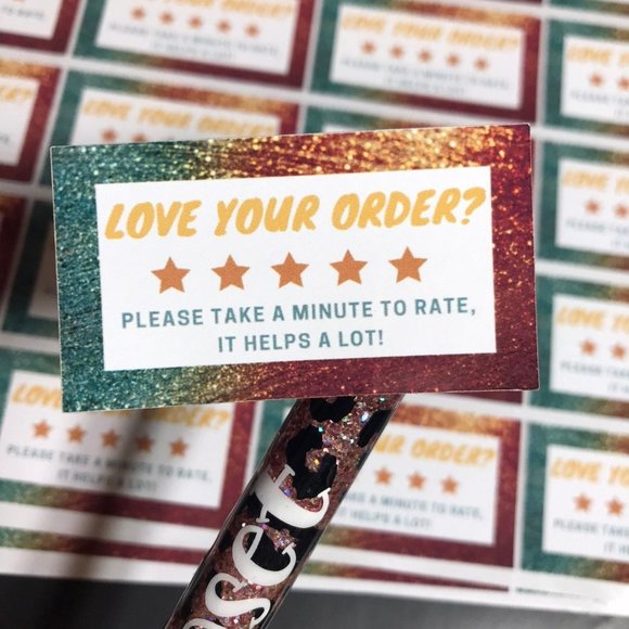 Other - 40 thank you stickers size 2.25"x1.25"